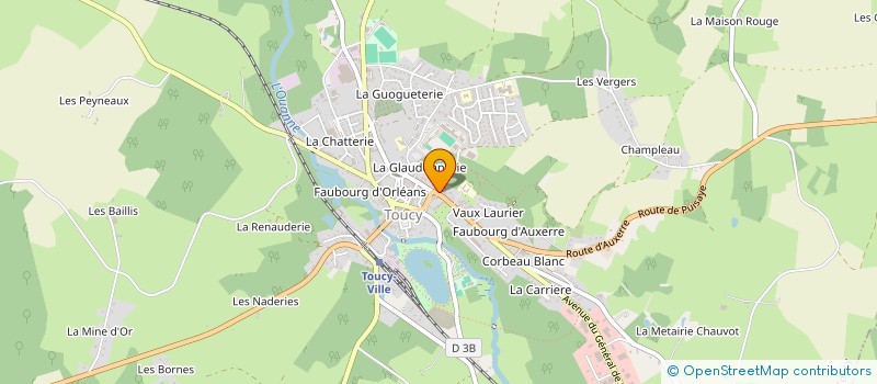 localisation de l'entreprise LP2M  TOUCY