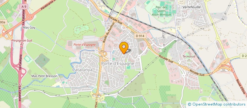 localisation de l'entreprise LP66 à PERPIGNAN