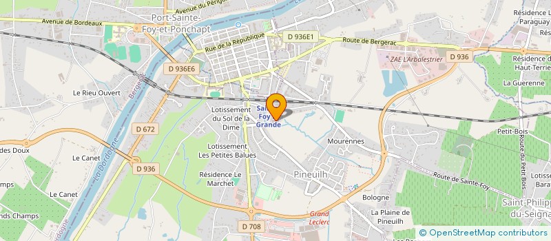 localisation de l'entreprise LP7  PINEUILH