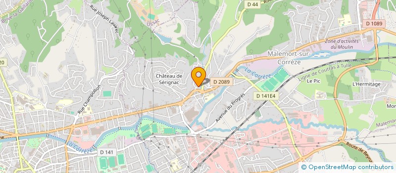 localisation de l'entreprise LPA à MALEMORT