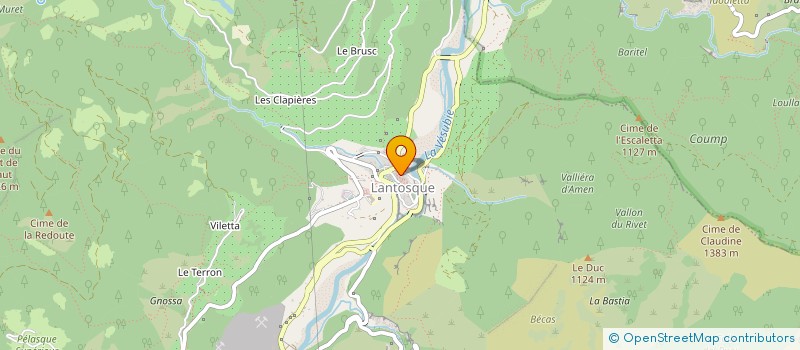 localisation de l'entreprise LPA  LANTOSQUE