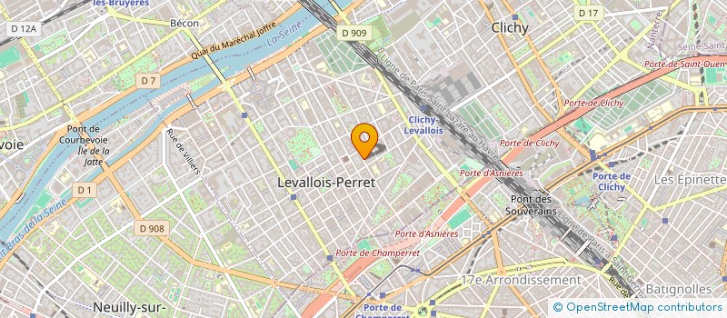 localisation de l'entreprise LPA à LEVALLOIS-PERRET