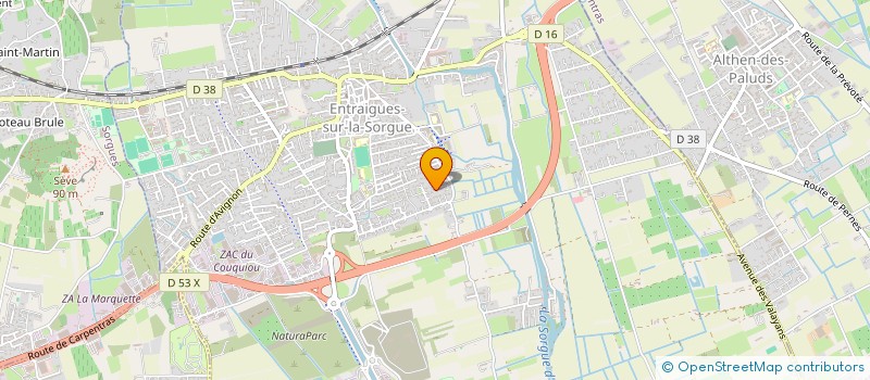 localisation de l'entreprise LPA  ENTRAIGUES-SUR-LA-SORGUE