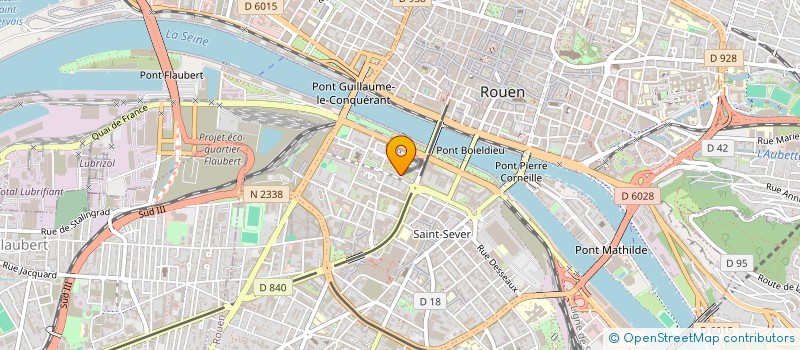 localisation de l'entreprise LPA à ROUEN