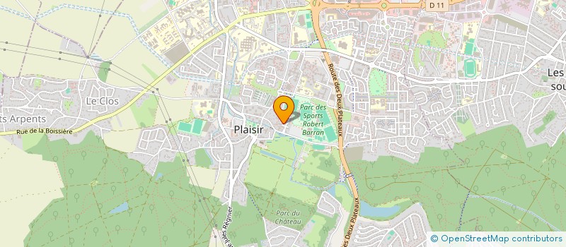 localisation de l'entreprise LPA BOULOGNE à PLAISIR