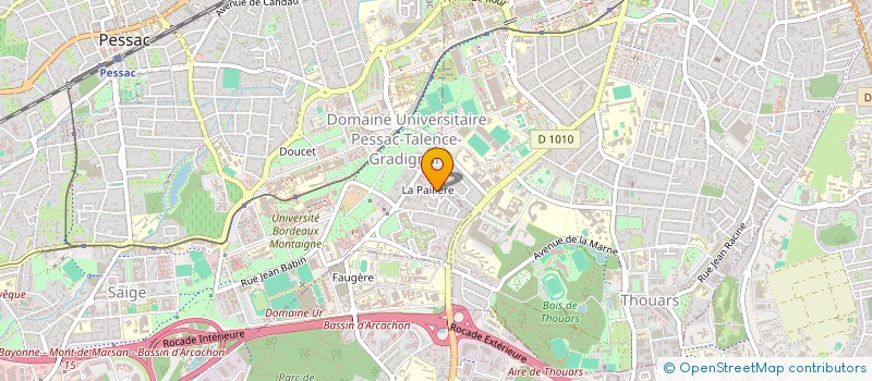 localisation de l'entreprise LPA CONSEIL à PESSAC