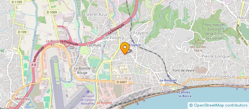 localisation de l'entreprise LPA LORRAINE PROVENCE AUTOMOBI à CANNES
