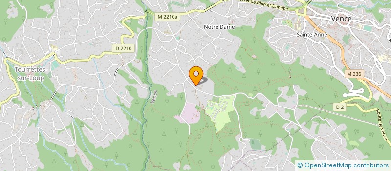 localisation de l'entreprise LPA MENUISERIE à VENCE