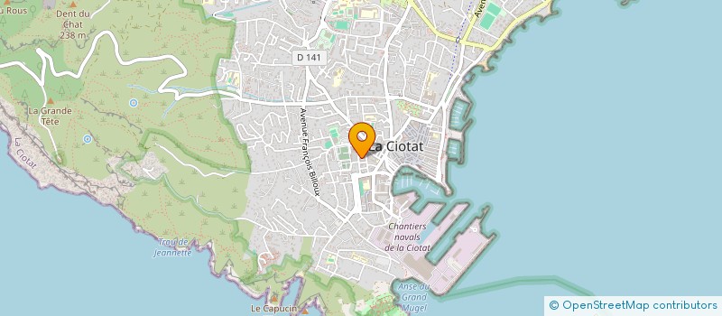 localisation de l'entreprise LPA SOLUTIONS ENERGIE  LA CIOTAT