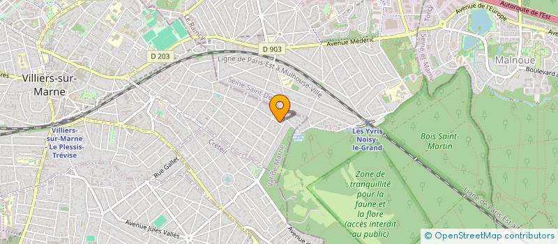 localisation de l'entreprise LPA2M  VILLIERS-SUR-MARNE