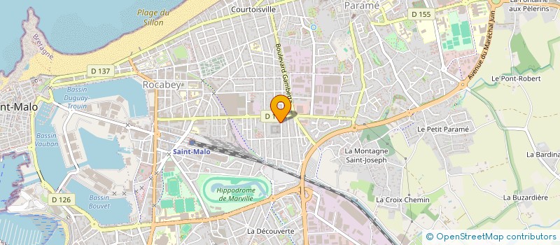localisation de l'entreprise LPAD  SAINT-MALO