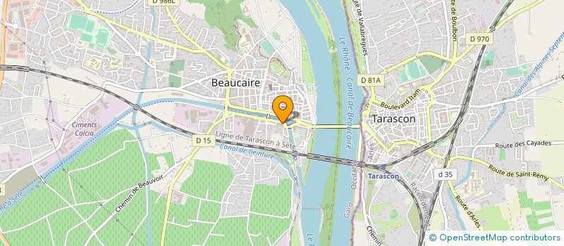 localisation de l'entreprise LPASSE DESIGN à BEAUCAIRE