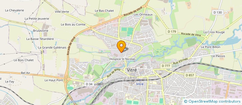 localisation de l'entreprise LPB  VITRE