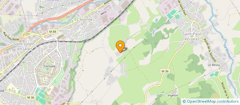localisation de l'entreprise LPB  SAINT-PAUL-EN-JAREZ
