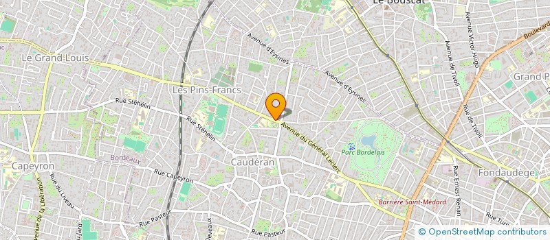 localisation de l'entreprise LPB  BORDEAUX