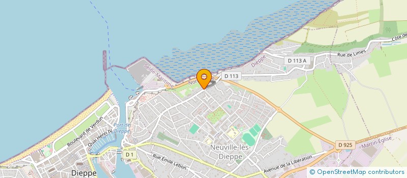 localisation de l'entreprise LPB  DIEPPE