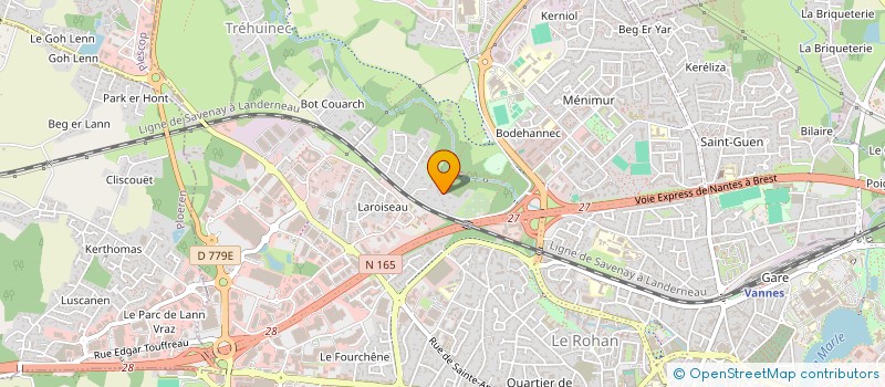 localisation de l'entreprise LPB à VANNES