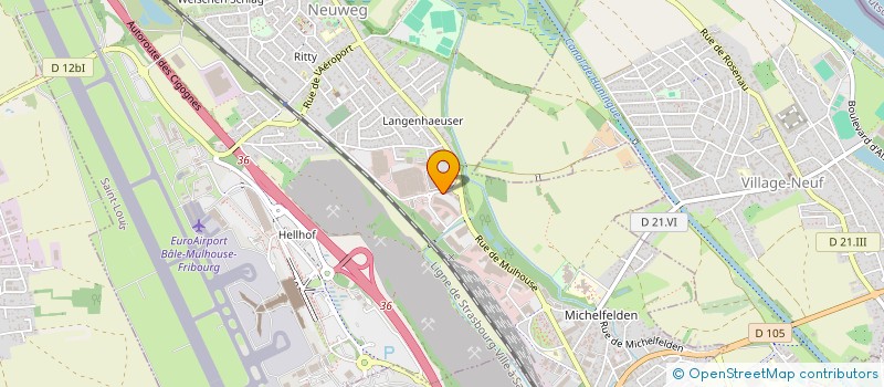 localisation de l'entreprise LPB  SAINT-LOUIS