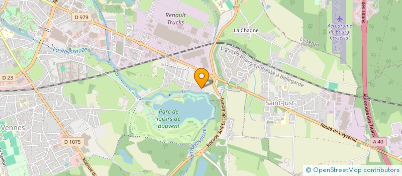 localisation de l'entreprise LPB ADOUR à BOURG-EN-BRESSE