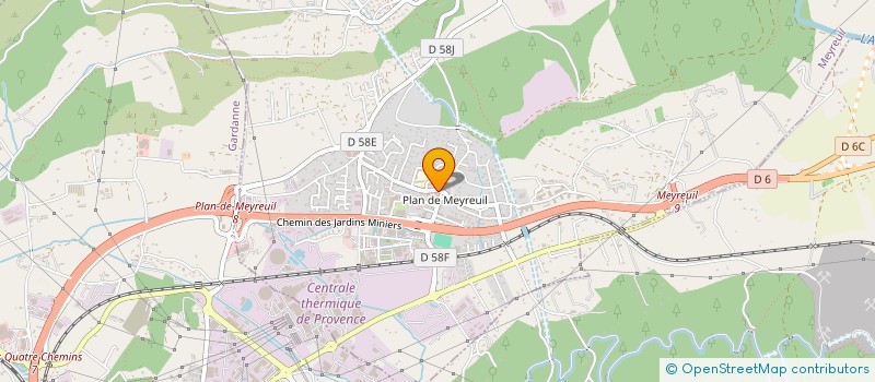 localisation de l'entreprise LPB LAB  MEYREUIL