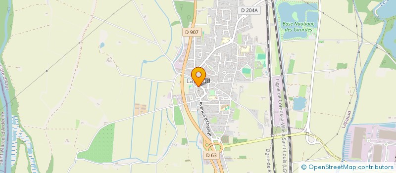 localisation de l'entreprise LPB - LE PENALTY BAR  LAPALUD