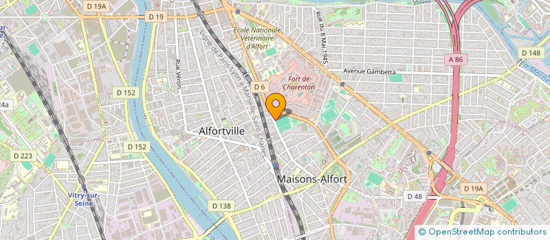 localisation de l'entreprise LPB MAGENTA à MAISONS-ALFORT