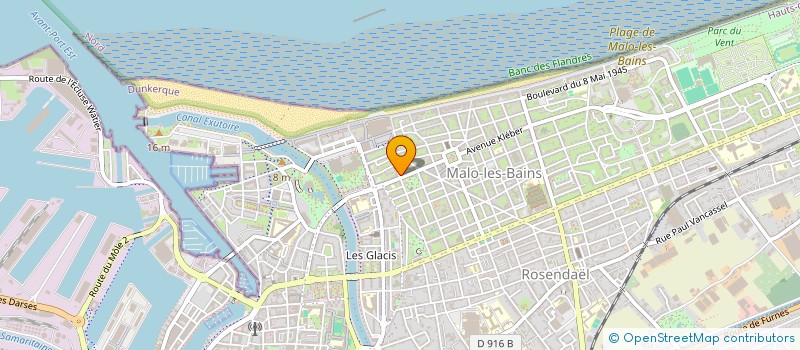 localisation de l'entreprise LPB OPALE à DUNKERQUE