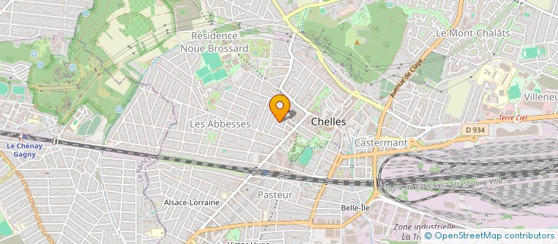 localisation de l'entreprise LPB PATRIMOINE  CHELLES