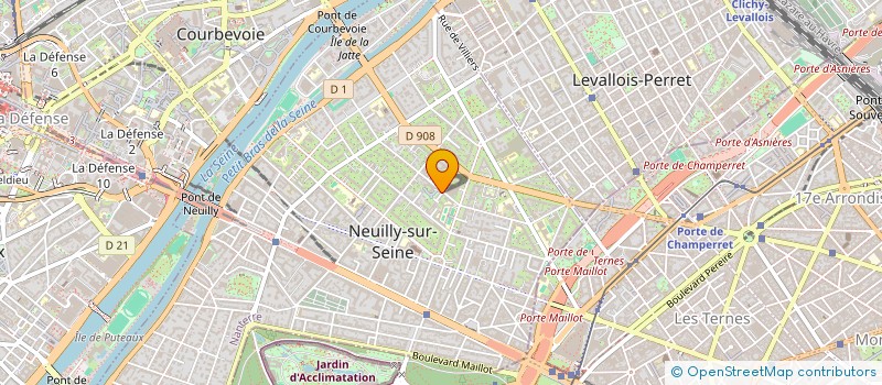 localisation de l'entreprise LPB SERVICES à NEUILLY-SUR-SEINE