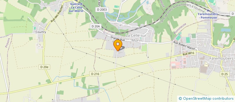 localisation de l'entreprise LPBC  LA CELLE-SUR-MORIN