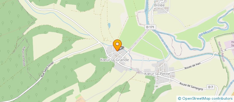 localisation de l'entreprise LPBTP à KŒUR-LA-GRANDE
