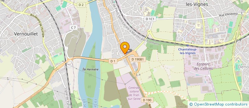 localisation de l'entreprise LPBTS à TRIEL-SUR-SEINE