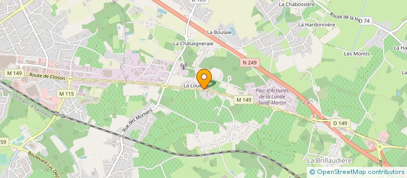 localisation de l'entreprise LPC à HAUTE-GOULAINE