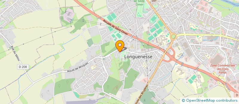 localisation de l'entreprise LPC 62 (LANGUE FRANCAISE PARLEE COMPLETEE POUR LE 62) à LONGUENESSE