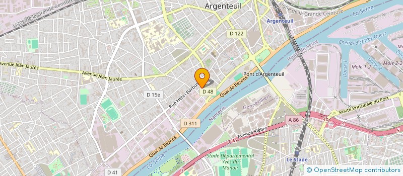 localisation de l'entreprise LPC  ARGENTEUIL