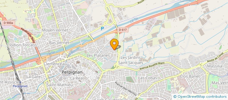 localisation de l'entreprise LPC  PERPIGNAN