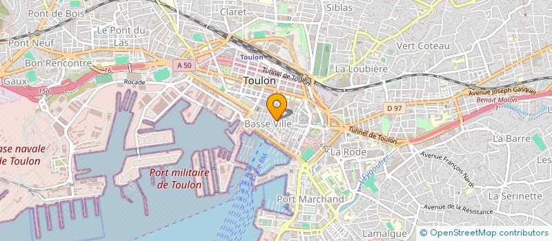 localisation de l'entreprise LPC à TOULON