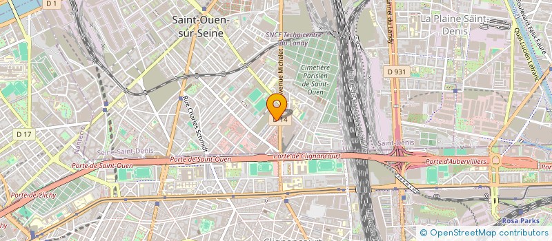 localisation de l'entreprise LPC à SAINT-OUEN-SUR-SEINE