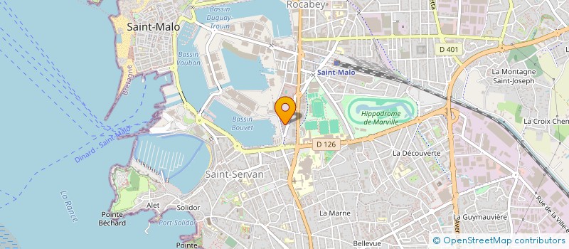 localisation de l'entreprise LPC  SAINT-MALO