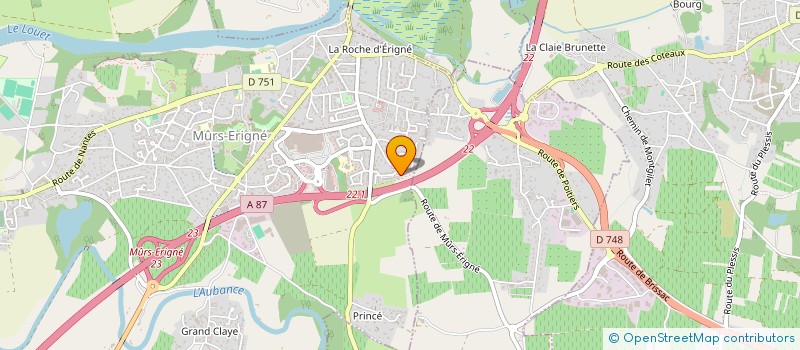 localisation de l'entreprise LPC  MURS-ERIGNE