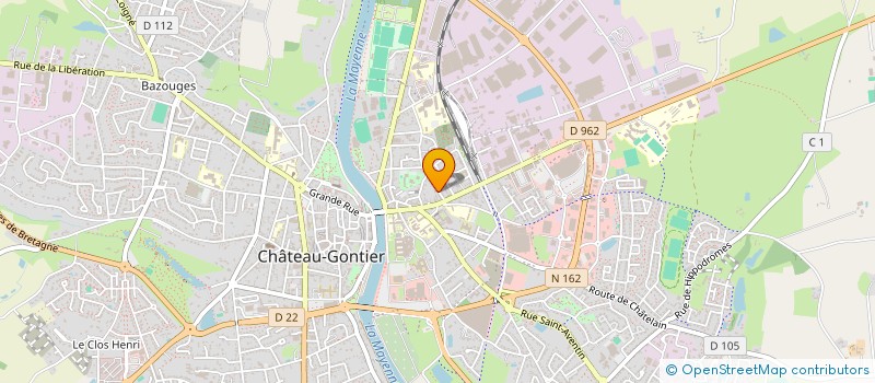 localisation de l'entreprise LPC  CHATEAU-GONTIER-SUR-MAYENNE