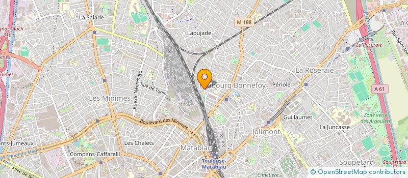 localisation de l'entreprise LPC AQUITAINE à TOULOUSE