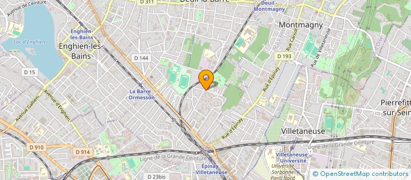 localisation de l'entreprise LPC COMMUNICATION à DEUIL-LA-BARRE