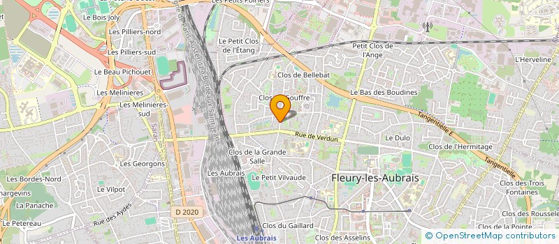 localisation de l'entreprise LPC CONSULTANT à FLEURY-LES-AUBRAIS
