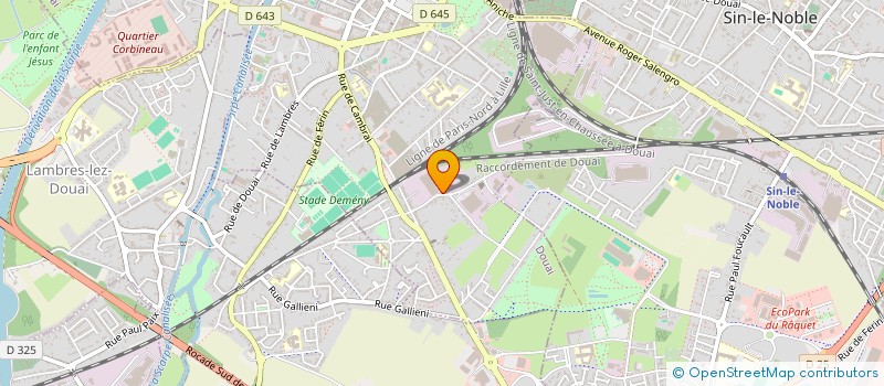 localisation de l'entreprise LPC DEPANNAGE  DOUAI