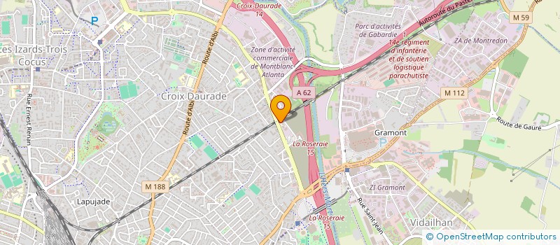 localisation de l'entreprise LPC F&D  TOULOUSE