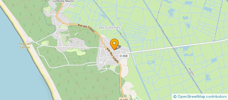 localisation de l'entreprise LPC LITTORAL  LONGEVILLE-SUR-MER