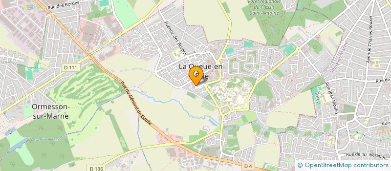 localisation de l'entreprise LPC LQB à LA QUEUE-EN-BRIE