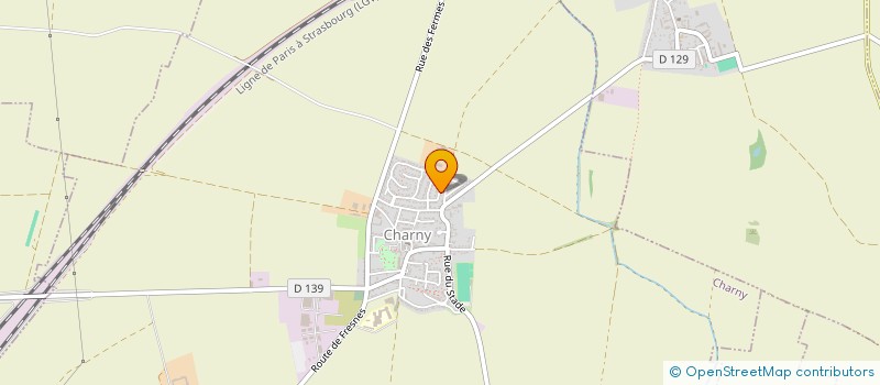 localisation de l'entreprise LPC PRO  CHARNY