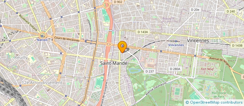 localisation de l'entreprise LPC SAINT MANDE à SAINT-MANDE